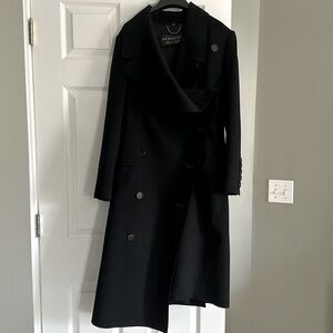 Burberry Double Faced Asymmetric Wool coat. 100% Authentic